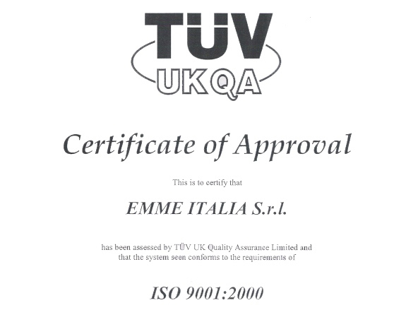 Emme Italia Iso 9001