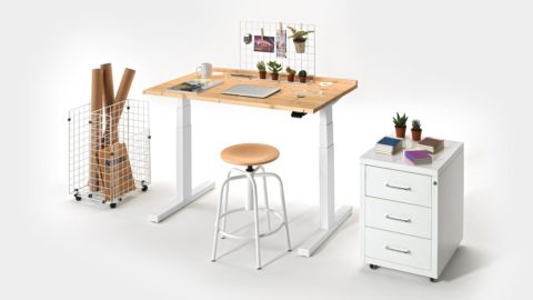 Scrivania regolabile My Personal Desk alla Milano Design Week 2019